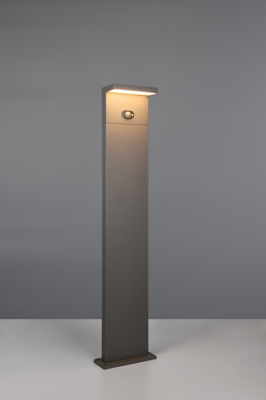 Lampadar de exterior Blyde, TRIO, 22x12x100 cm, 5W, 1x SMD LED, aluminiu, antracit - imagine 7